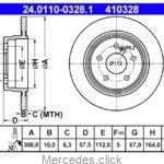 Tarcza hamulcowa tylna DB204