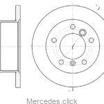 Tarcza hamulcowa tylna Sprinter 308-316CDI 9024230412 /9024230512