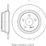 Tarcza hamulcowa tylna DB211 2114230712