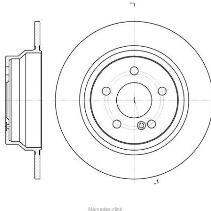 Tarcza hamulcowa tylna DB211 2114230712