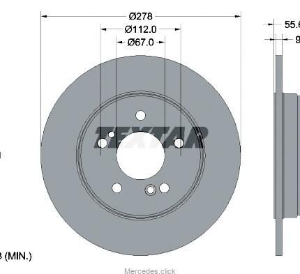 Tarcza h-wa t.DB124 combi/DB210 1244230512,2034230112,2104230412/2104230912/ 9203270