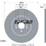 Tarcza hamulcowa przednia ML 1634210312/1634210512