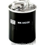 Filtr paliwa MANN WK842/20 6120920001