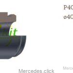 Tłoczek zacisku przód ML163/203 Typ Brembo 40x32