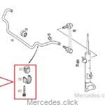 Stabilizator DB203 2033234265 20mm