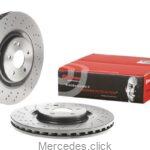 Tarcza hamulcowa przednia DB203/209/171 345mm  2034210912