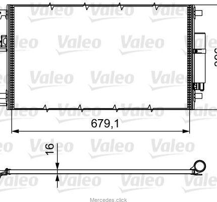 Chłodnica klimatyzacji Sprinter NT 9065000054 400wys