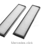 Filtr kabinowy DB124 1248300118 -zestaw2szt Meyle1248350047