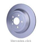 Tarcza hamulcowa tył ML164 Hella/Pagid Pro