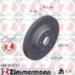 Tarcza hamulcowa tył DB211/219 wersja sport wentylowane + perforowane