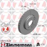 Tarcza hamulcowa przód DB202/208/210 wentylowana 2104210712,2104212412.2034210312