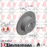 Tarcza hamulcowa tył DB123 Sport