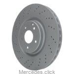 Tarcza hamulcowa przednia DB203/209/171 345mm  2034210912