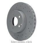 Tarcza hamulcowa przednia DB204 2044210912/2044212812