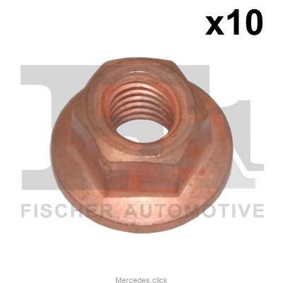 Nakrętka szpilki kolektora wydechowego 7mm-set 10