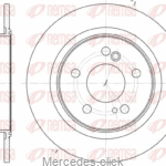 Tarcza hamulcowa tył DB124 kombi/DB210 1244230512,2034230112,2104230412/2104230912