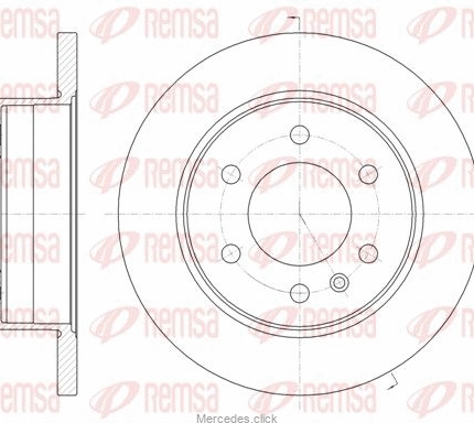 Tarcza hamulcowa tył Sprinter W906 2006-2018 209-318CDI 9064230012 298mmx16mm