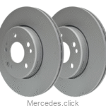 Tarcza hamulcowa przód DB124 wentylowana 1244211512