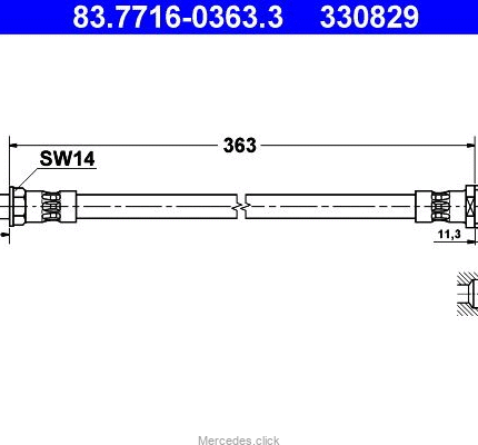 Przewód el.h-ca p/t Sprinter 9014280435  PRODUKT WYCOFANY Z PRODUKCJI