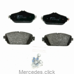 Klocki hamulcowe przednie DB205 c-klasa 0004208700