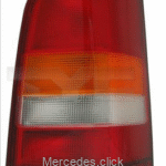 Lampa tył Vito 638 P od 95 bez uchwytu żarówek czer/pom/bia  TYC