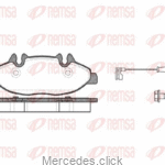 Klocki hamulcowe przednie Vito/Viano BM639 po2003 0014210910/0004216110/0064204320