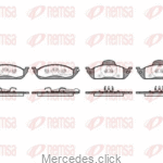 Klocki hamulcowe przednie ML 1634200320/1634200020 WVA 23193