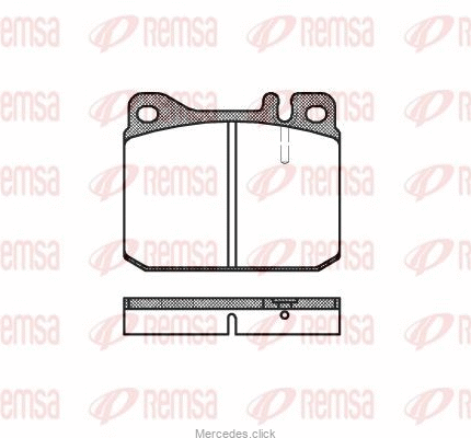 Klocki hamulcowe przednie DB123 15mm
