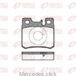 Klocki hamulcowe tył DB124 combi/DB210 0014209520,0014209520