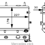 Chłodnica oleju DB210