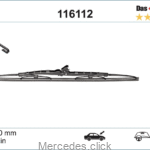 Pióro wycieraczki 510mm DB123/Bus  -1sz