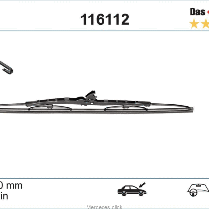 Pióro wycieraczki 510mm DB123/Bus  -1sz