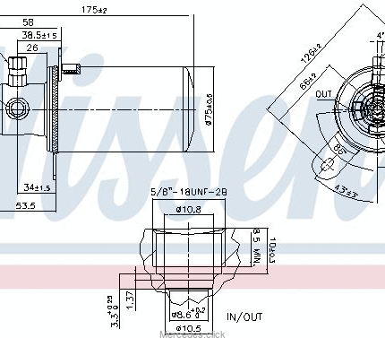 Osuszacz klimatyzacji DB202/208