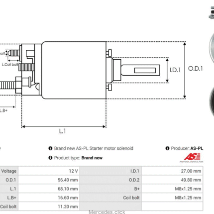 Elektromagnes OM601/603 + MB100 2339303447 1986SE1532