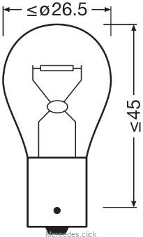 Żarówka żółta PY21W Osram Blister