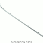 Listwa zderzaka tył W210 L -chrom Elegance/Avantgarde/AMG 2108851374 OE