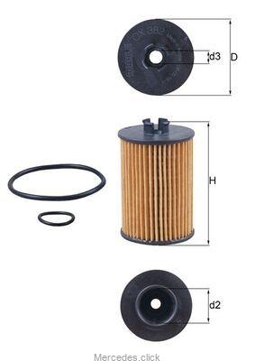 Filtr oleju 2661800009