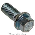 Śruba felgi DB211 stal+alu 26mm część wpuszczana /14mm 2114010370 MaxGear