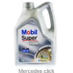 Olej Mobil 5W30 5L Super 3000XE diesel z filtrem cząstek stałych/benzyna kat.