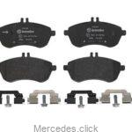 Klocki hamulcowe przednie DB204 0054200820/0054201220/0054200920 24306 146mm szerokość