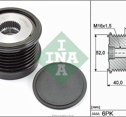 Koło pasowe alternatora ze sprzęgłem jednokierunkowym