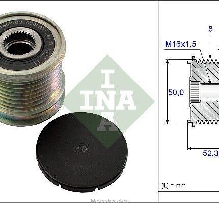 Koło pasowe alternatora ze sprzęgłem jednokierunkowym