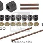 Łącznik stabilizatora p.DB115/107zestaw z gumami-set Febi