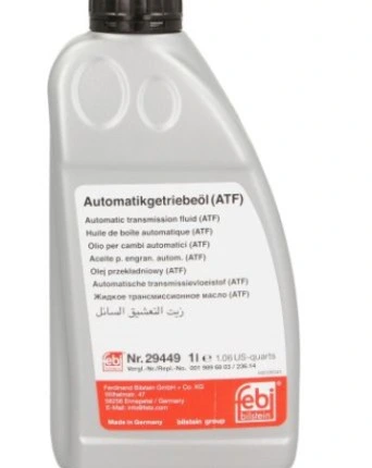 Olej ATF przekładniowy automatycznych skrzyń ATF134 236.14 0019896803 = Febi 29449 / 10929449