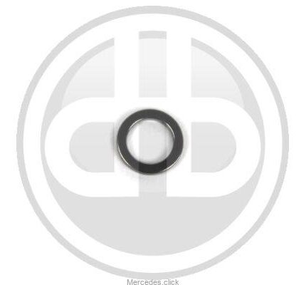 Uszczelniacz-podkładka czujnika ciśnienia paliwa na listwie OM611-648 ( przód listwy )