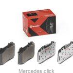 Klocki hamulcowe przednie DB220/203/209/219/211/ML 163  WVA23745/23271 do dwóch różnych czujników Brembo X