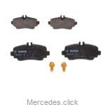 Klocki hamulcowe przednie A-klasa WDB168 1684201320/1684201220 WVA23070 16,4mm Bosch 0986424470