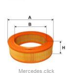Filtr powietrza AR204 OM615/616/617 W123