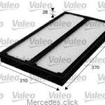 Filtr kabinowy Vito 6388350047,0018353047,0008353047 Valeo 715577