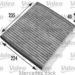 Filtr kabinowy ML 1638350047/1638350247/1638350147 węglowy